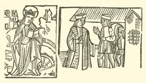 Illustration till The Roxburghe Ballads (träsnitt) av (after) English School