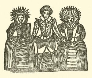 Illustration till The Roxburghe Ballads (träsnitt) av (after) English School