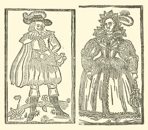 Illustration till The Roxburghe Ballads (träsnitt) av (after) English School
