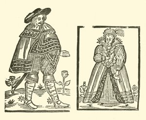 Illustration till The Roxburghe Ballads (träsnitt) av (after) English School