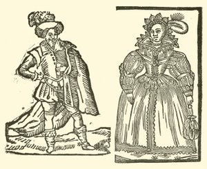 Illustration till The Roxburghe Ballads (träsnitt)