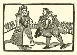 Illustration till The Roxburghe Ballads (träsnitt) av (after) English School