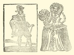 Illustration till The Roxburghe Ballads (träsnitt)