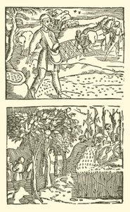Illustration till The Roxburghe Ballads (träsnitt) av (after) English School