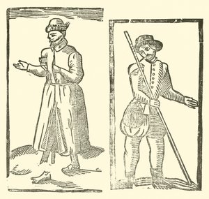 Illustration till The Roxburghe Ballads (träsnitt) av (after) English School