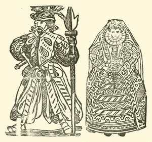Illustration till The Roxburghe Ballads (träsnitt)