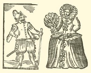 Illustration till The Roxburghe Ballads (träsnitt) av (after) English School
