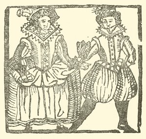 Illustration till The Roxburghe Ballads (träsnitt) av (after) English School