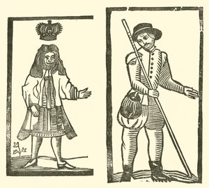 Illustration till The Roxburghe Ballads (träsnitt) av (after) English School
