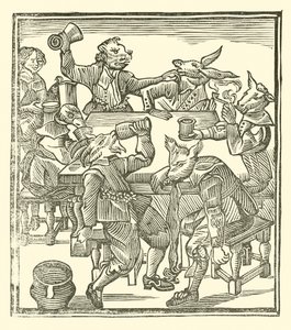 Illustration till The Roxburghe Ballads (träsnitt) av (after) English School