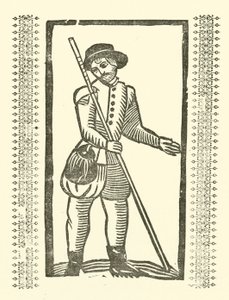 Illustration till The Roxburghe Ballads (träsnitt)