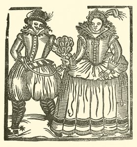 Illustration till The Roxburghe Ballads (träsnitt) av (after) English School