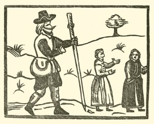 Illustration till The Roxburghe Ballads (träsnitt) av (after) English School