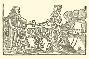 Illustration till The Roxburghe Ballads (träsnitt) av (after) English School