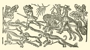 Illustration till The Roxburghe Ballads (träsnitt) av (after) English School
