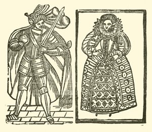 Illustration till The Roxburghe Ballads (träsnitt)