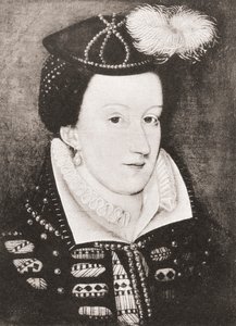 Mary, Queen of Scots (litho) av (after) English School
