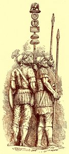 Romerska soldater, illustration för 