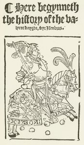 Sir Isumbras (gravyr) av (after) English School