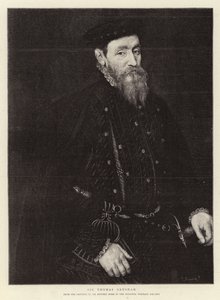 Sir Thomas Gresham (gravyr) av (after) English School