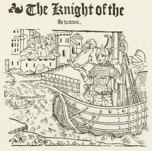 The Knight Of The Swanne (gravyr) av (after) English School