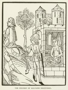Mysteriet om Melusine opdaget (gravering) swed