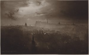 Auld Reekie (s/v foto) av (after) English photographer