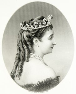 Eugenie (gravyr) av (after) English photographer