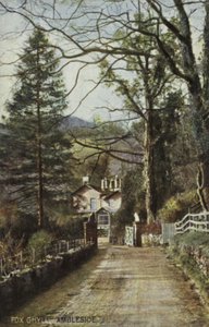 Fox Ghyll, Ambleside, Lake District (färgat foto) av (after) English photographer