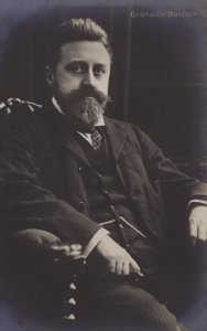 Granville Bantock, brittisk kompositör (s/v foto) av (after) English photographer