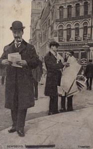 Newsboys (s/v foto) av (after) English photographer