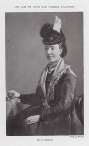 Fallet Louis och Harriet Staunton (litografi) av (after) English photographer