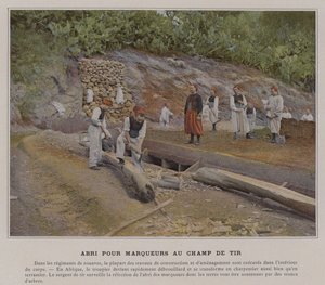 Range Marker Shelter (färgad bild) av (after) French Photographer