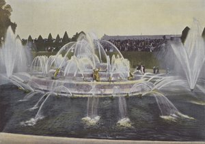 Latona Fountain (färgad bild)