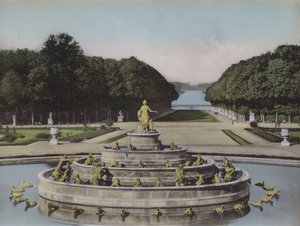 Latona Basin, Latona Basin (färgad bild) av (after) French Photographer
