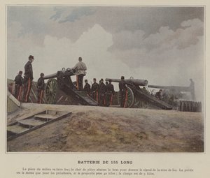 Batterie de 155 Long (färgad bild) av (after) French Photographer