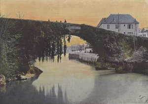 Betharram, Le Pont (färgat foto) av (after) French Photographer