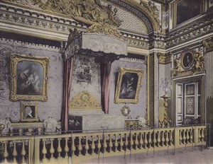 Chambre de Louis XIV, Louis XIV sovrum (färgat foto) av (after) French Photographer