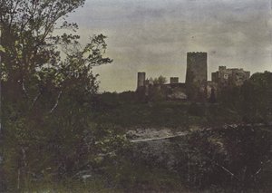 Chateaubrun (färgad bild) av (after) French Photographer