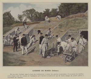 Mine Warfare, Defense (färgad bild) av (after) French Photographer