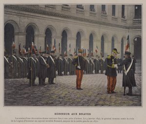 Honor to the Braves (färgad bild) av (after) French Photographer