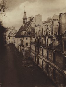 Interiören på Hospice des Menages 1868 (s/v foto) av (after) French Photographer