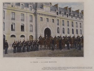 The Parade, The Rising Guard (färgad bild) av (after) French Photographer