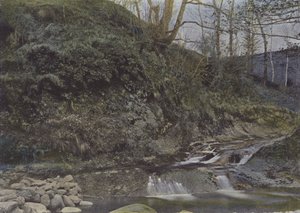 Cere-dalen, nära Vic-sur-Cere (färgad bild) av (after) French Photographer