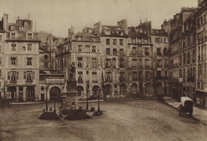 Place Dauphine, del revs 1875 (s/v foto) av (after) French Photographer