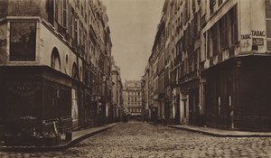 Rue des Moulins runt 1866, revs för att ge plats åt avenue de l
