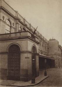 Den gamla operan i rue Le Peletier (s/v foto) av (after) French Photographer