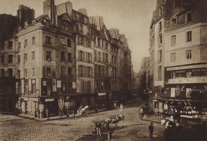 Den gamla Place Maubert (s/v foto) av (after) French Photographer