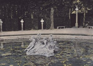 Nymfernas damm (färgad bild) av (after) French Photographer