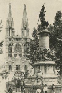 Marseille: Les Reformes och Monument des Mobiles (svartvitt foto) av (after) French Photographer